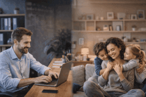 conciliación vida laboral y personal en entorno profesional